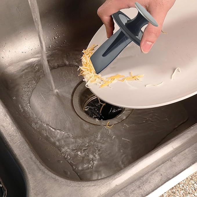 3.3-3.38 Inches Garbage Disposal Scraper, Disposer Tool Garbage Disposal Plunger,Garbage Disposal Food Scraper/Stopper/Strainer with Kitchen Sink Drain Splash Guard
