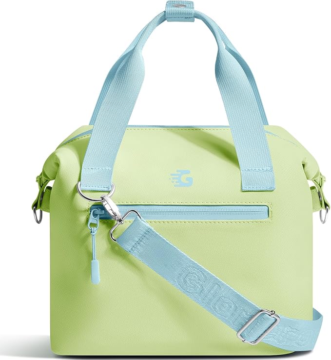 GLORIEROO Pastel Lunch Box Women | Insulated Soft Waterproof Leakproof Lunch Bag Cooler | Adjustable Strap | BPA-Free