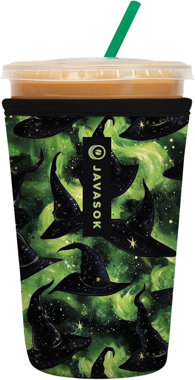 Sok It JavaSok Iced Coffee & Cold Soda Insulated Neoprene Cup Sleeve (Born to Fly, Medium: 22-28oz)