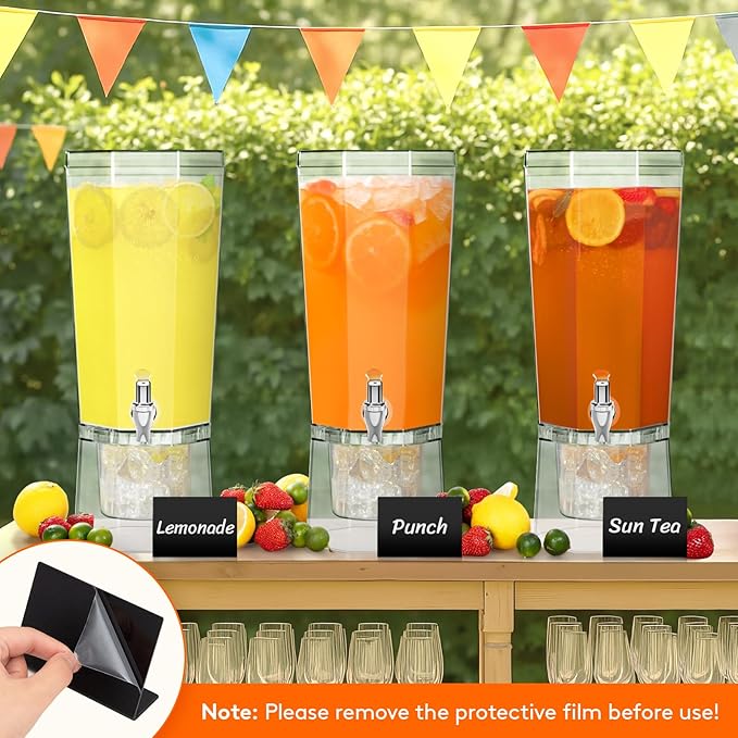 Lifewit 1.6 Gallon Drink Dispenser for Parties, 6L Plastic Beverage Container with Stand for Juice/Tea/Soda & Lemonade, Clear Water Pitcher with Spigot for Mimosa Bar Hosting 39 x 16 cm/15x6"