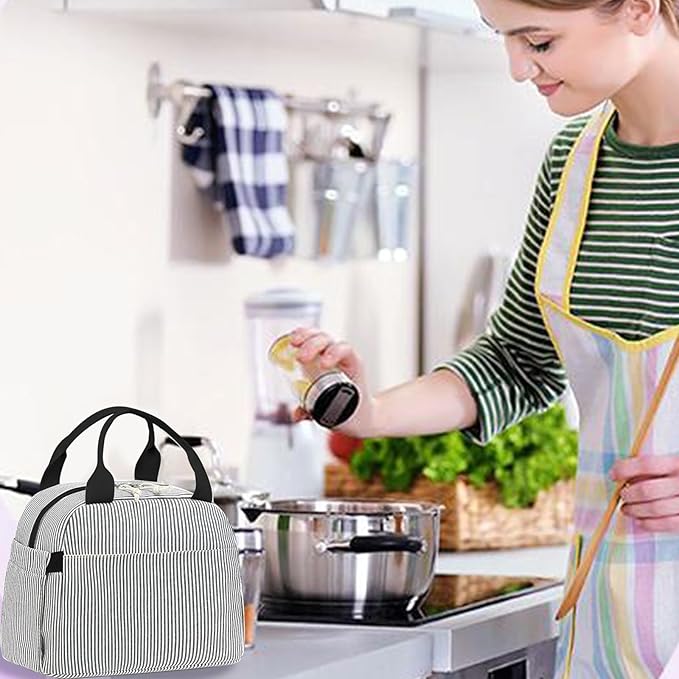 Bluboon Lunch Box for Women Men Cute Lunch Bag Reusable Insulated Lunch Bags Large Capacity Lunchbox Cooler for Work Picnic or Travel