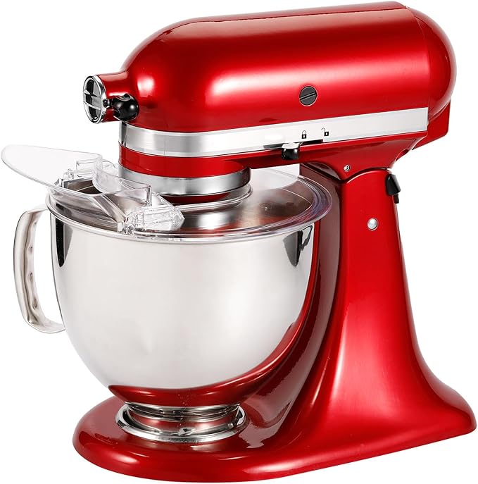 Pouring Shield for KitchenAid 4.5-5 Quart Tilt-Head Stand Mixer, Splash Guard with Removable Pouring Chute, Mixer Accessories and Attachments