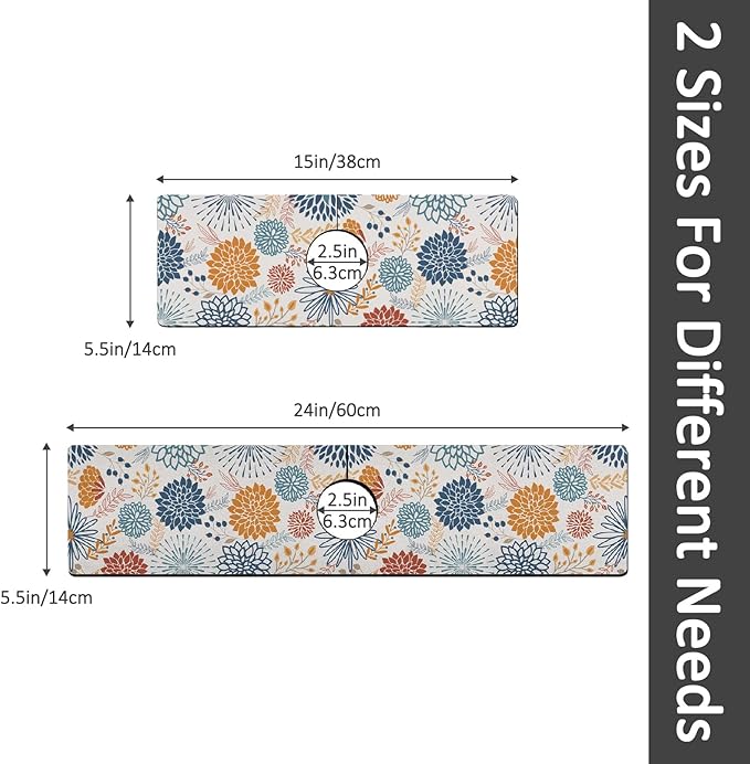 24" X 5.5" Kitchen Sink Splash Guard Faucet Mat Mandala Super Absorbent Fast Drying Faucet Guard & Draining Mat Sink Splash Guard Behind Faucet for Kitchen, Bathroom