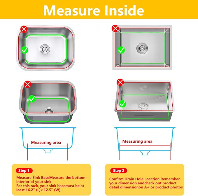 Sink Protectors for Kitchen Sink 12"13"16"18"19"24"26"28"29"30",Silicone kitchen sink mats protector for bottom of farmhouse sink(16.2"×12.5"Black)