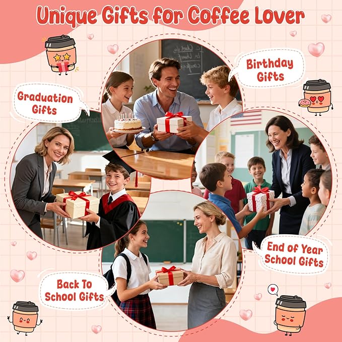 Teacher Appreciation Gift End of Year Teachers Week Day Coffee Lover Teacher Women Men from Students Handmade Crochet Coffee Mug Desk Decor Birthday Thank You Back to School Math Art Music Dance