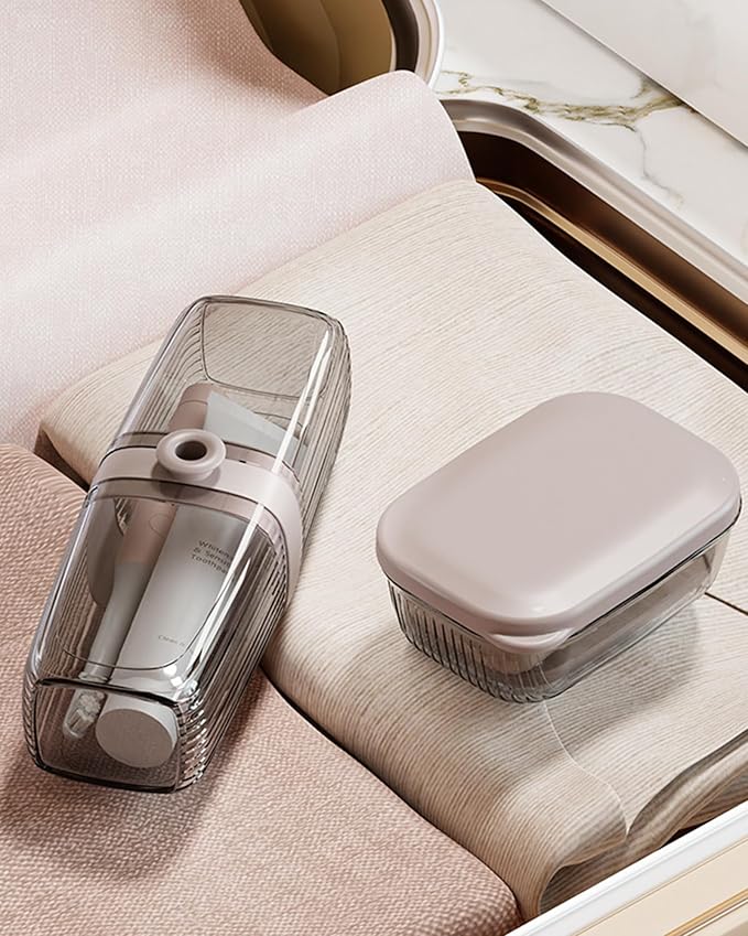 PEISAINOX Travel Soap Case, Leakproof Soap Container with Lid, Portable Bar Soap Holder for Traveling, Soap Dishe for Bathroom, Shower, Gym, School, Camping, Vacation, Outdoor,Travel Essentials