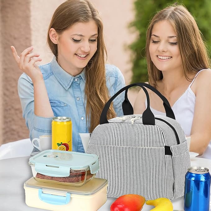 Bluboon Lunch Box for Women Men Cute Lunch Bag Reusable Insulated Lunch Bags Large Capacity Lunchbox Cooler for Work Picnic or Travel