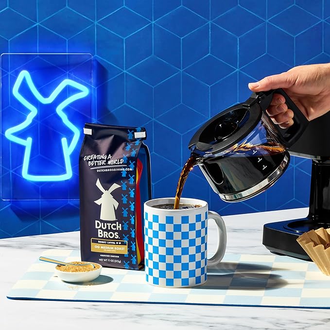 Dutch Bros® OG Medium Roast, Ground Coffee, Bagged 11oz (Pack of 3)
