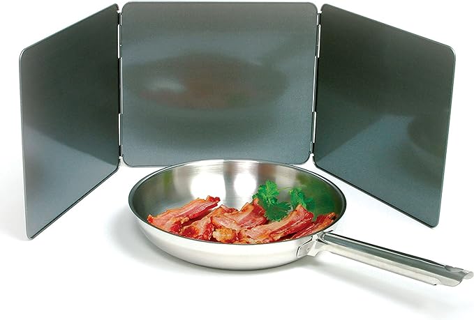Norpro 2063 Nonstick 3 Sided Splatter Guard , 10in/25.5cm x 9in/23cm