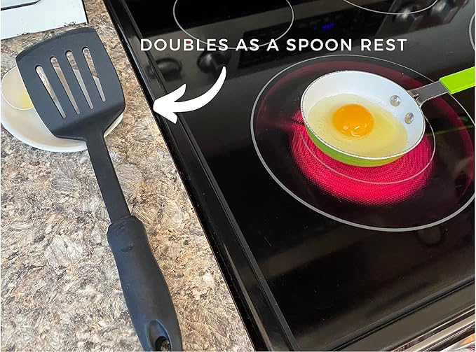 THE ORIGINAL Crack'em Egg Cracker & Spoon Rest (White 3-Pack) - Perfectly Cracks Eggs & Contains Messes - Easy to Use & Clean - Great for Kids - Prevents Broken Yolks