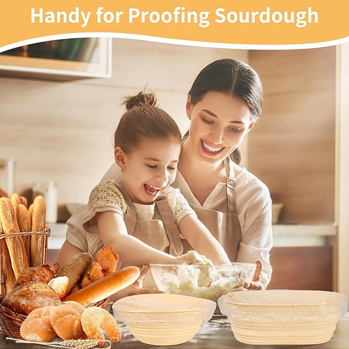 100 Bowl Covers Shower Caps for Sourdough Bread Proofing Large Elastic Reusable Plastic Wrap for Food Storage Baking Rising Meal-Prep Fermentation BPA-Free Keep Food Fresh
