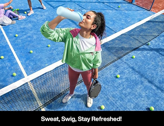 POWCAN 26 oz Insulated Water Bottle with 2-in-1 Straw and Spout Lid, Keep Cold 24H, Leak-Proof, Fits in Car Cup Holder, Stainless Steel Water Bottle for Sports, Travel, Gym, Gift, and School (Ranger)
