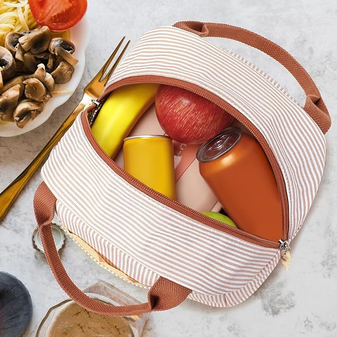 Bluboon Lunch Box for Women Men Cute Lunch Bag Reusable Insulated Lunch Bags Large Capacity Lunchbox Cooler for Work Picnic or Travel