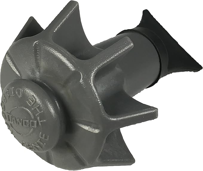 DANCO Disposal Genie Garbage Disposal Strainer | Kitchen Sink Drain Splash Guard | Food Scraper | Grey (10056) , Grey1