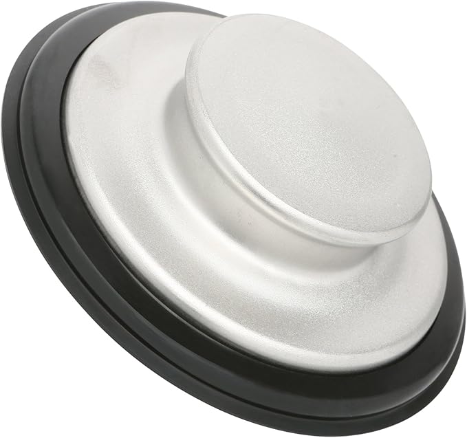 Essential Values Kitchen Sink Stopper for Garbage Disposals 3-3/8" Inches - Stainless Steel Sink Plug Replacement Compatible with Insinkerator Kohler Garbage Disposal Cover