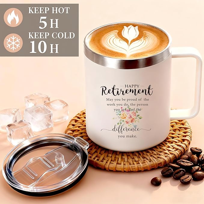 Retirement Gift for Women 2026, Best Retirement Gifts for Women Coworker Teacher, Happy Retired Ideas Gifts for Grandma Nurses Mom Friends Coworkers Farewell Leaving Going Away Gift