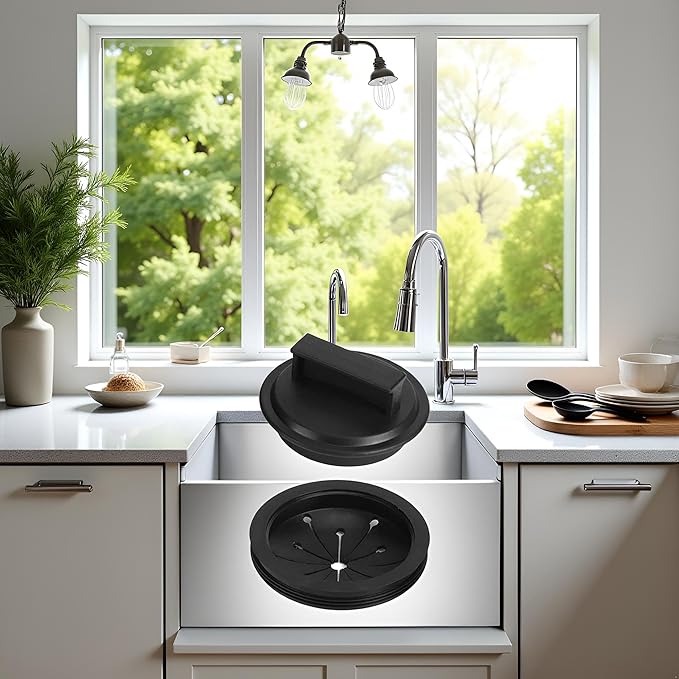 Universal Rubber Splash Guard - 3 Inch Kitchen Sink Stopper - Garbage Disposal Parts