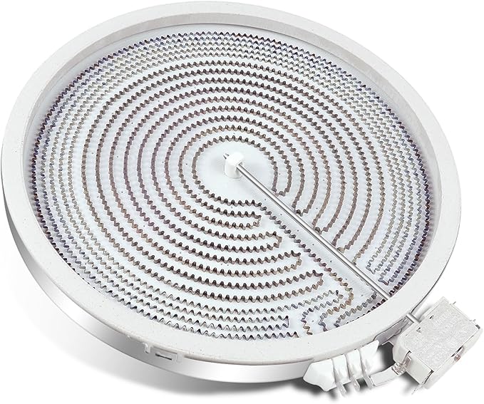 UPGRADED WB30T10130 12" Dual Haliant Surface Element Replacement for GE Stove, AP4344395 12"/9" Dual Radiant Surface Element, PS2321564 12 inch Burner Replace AH2321564 1474216