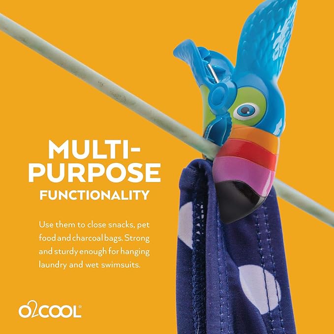 O2COOL BocaClip-Tucan Clip, 1-Pack