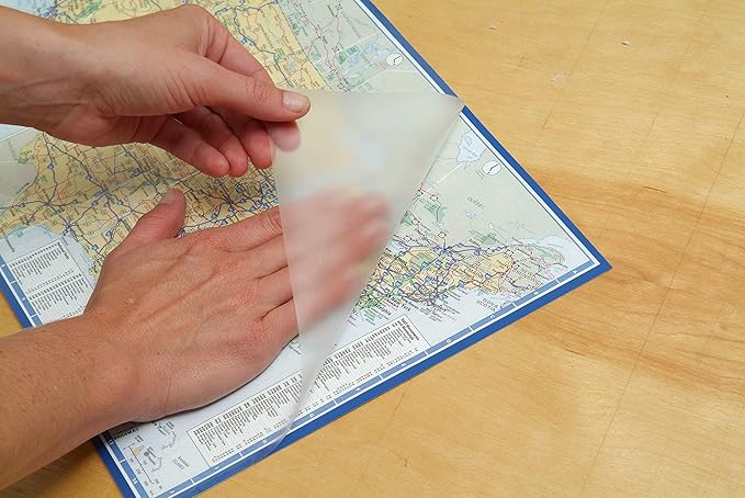Con-Tact Brand Creative Clear Covering, Versatile and Self-Adhesive Shelf Liner, Ideal Privacy Film, Protective Clear Vinyl, 18'' x 16', Glossy
