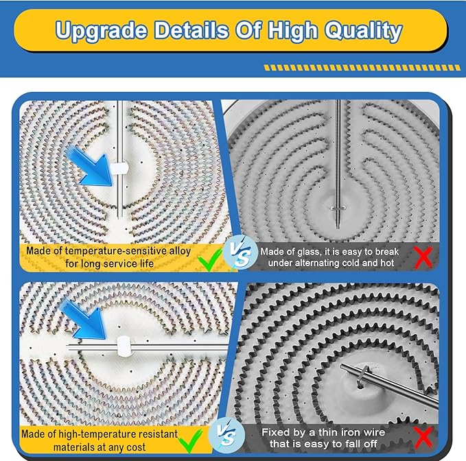 Upgraded WB30T10133 Range 9"/6" Dual Radiant Surface Element Compatible with GE Hotpoint Electric Stove, WB30X24111 10" Haliant Surface Element Replace PS2321567 AP4345739