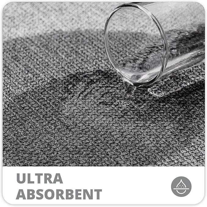 Bath Mat,Ultra Thin Bathroom Runner Rugs,Large Bath Mats for Bathroom,Quick Dry,Non-Slip,Machine Washable,Low Pile,Bath Rug,Shower Outside,Sink,Home Decor Accessories.Grey,2'x5'（24x60inch）