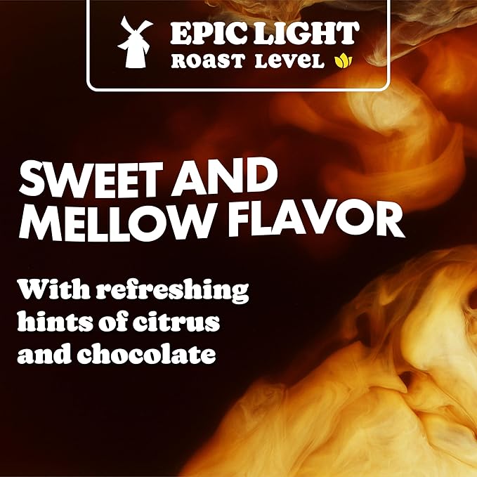 Dutch Bros® Epic Light Roast, Ground Coffee, Bagged 11oz (Pack of 3)