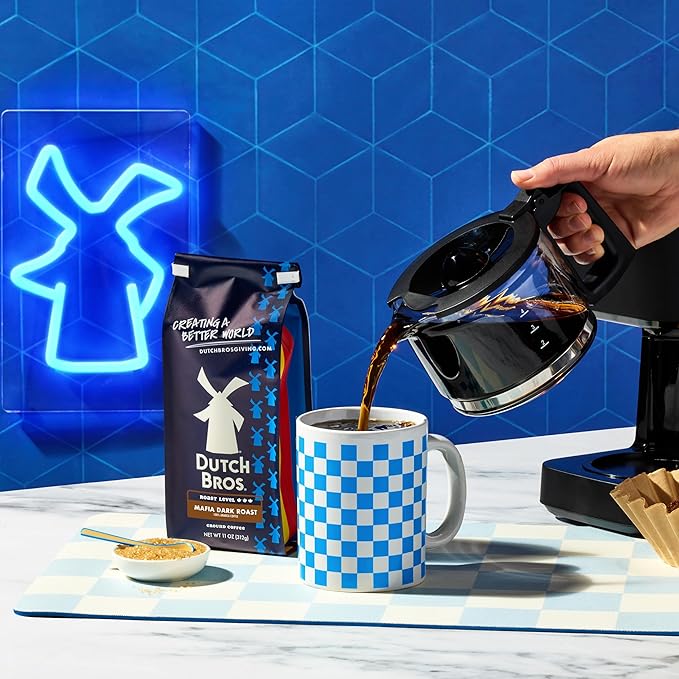 Dutch Bros® Mafia Dark Roast, Ground Coffee, Bagged 11oz (Pack of 3)