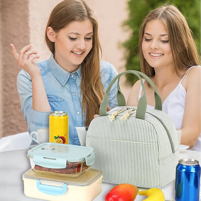 Bluboon Lunch Box for Women Men Cute Lunch Bag Reusable Insulated Lunch Bags Large Capacity Lunchbox Cooler for Work Picnic or Travel Gifts for Women Men