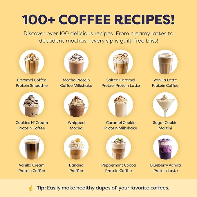 Chocolate Peanut Butter Protein Iced Coffee - Premium Whey Protein & Instant Iced Coffees - 100% Natural Cold Brew - Zero Artificial Flavors & Sweeteners, 80 mg Caffeine, No Added Sugar, 20 Servings