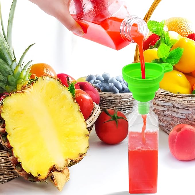 36pcs 16 oz Plastic bottles with lids,Juice bottles with caps, Reusable Clear Bulk Beverage Containers for Juice, Milk and Other Beverages