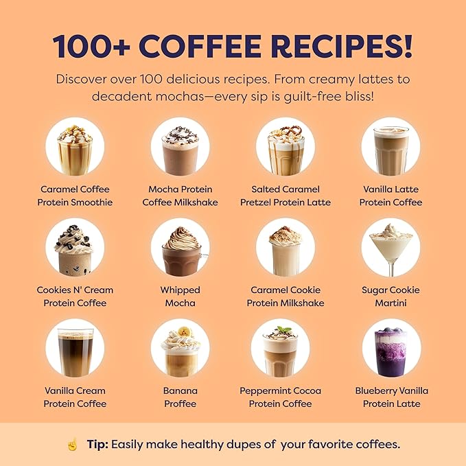 Iced Cinnamon Roll Protein Iced Coffee - Premium Whey Protein & Instant Iced Coffees - 100% Natural Cold Brew - Zero Artificial Flavors & Sweeteners, 80 mg Caffeine, No Added Sugar, 20 Servings