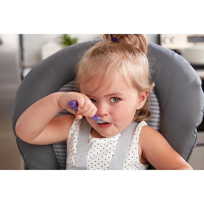 NUK Kiddy Cutlery Forks, Durable Stainless Steel, BPA & Latex-Free, 18+ Months,3 Count (Pack of 12)
