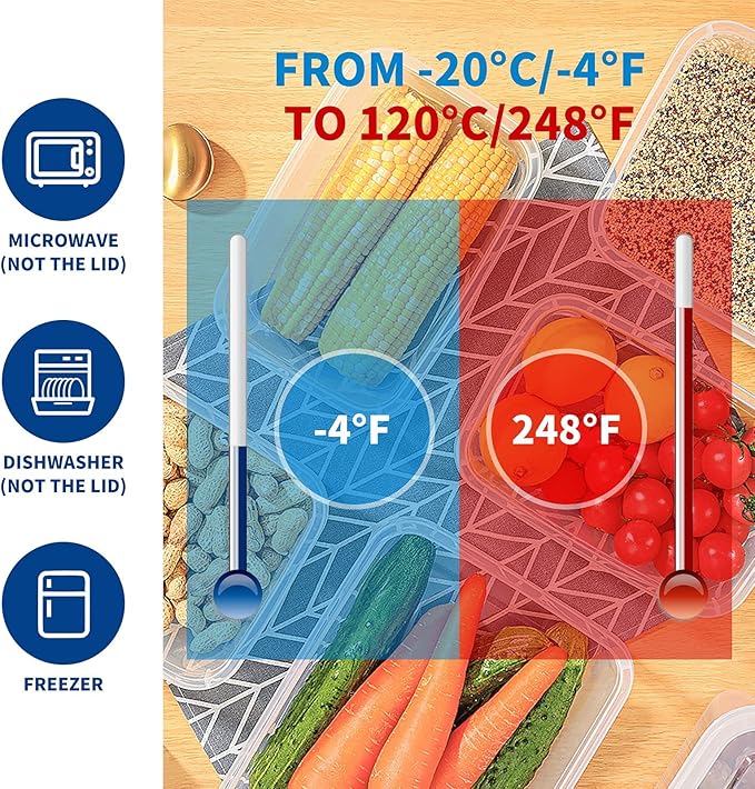 KIGI Airtight Food Storage Containers, Plastic Canisters & Jars for Kitchen Pantry Dry Food Organization, 4-Sided Locking Lid, Clear, 8-Piece, 0.75 Cup / 2.1 Cup / 3.6 Cup / 5.4 Cup