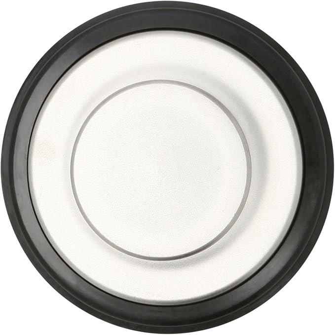 Essential Values Kitchen Sink Stopper for Garbage Disposals 3-3/8" Inches - Stainless Steel Sink Plug Replacement Compatible with Insinkerator Kohler Garbage Disposal Cover