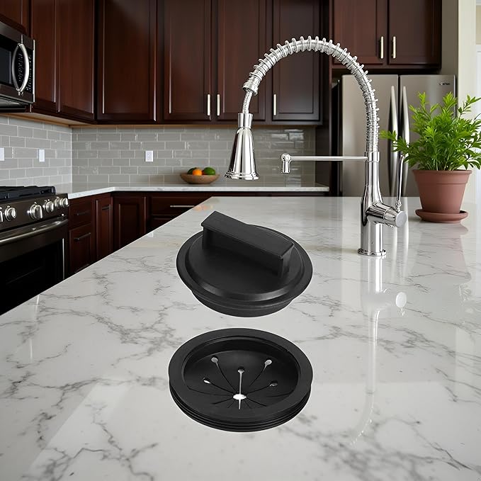 Universal Rubber Splash Guard - 3 Inch Kitchen Sink Stopper - Garbage Disposal Parts