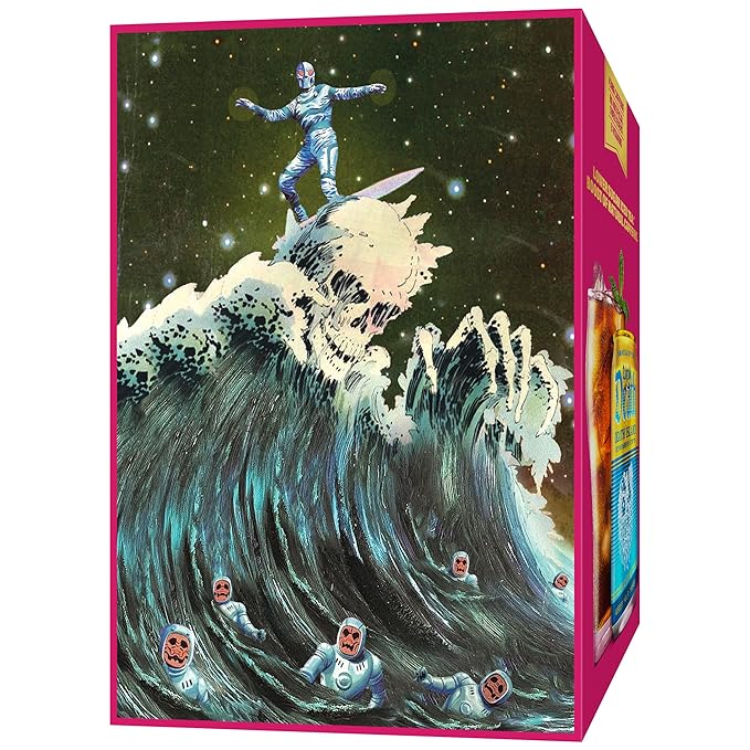 Liquid Death Iced Tea - Death Island (Tropical-Flavored Black Tea), Less Sugar*, Boost of Caffeine, B Vitamins, No Artificial Sweeteners, 12 Fl Oz (Pack of 12)
