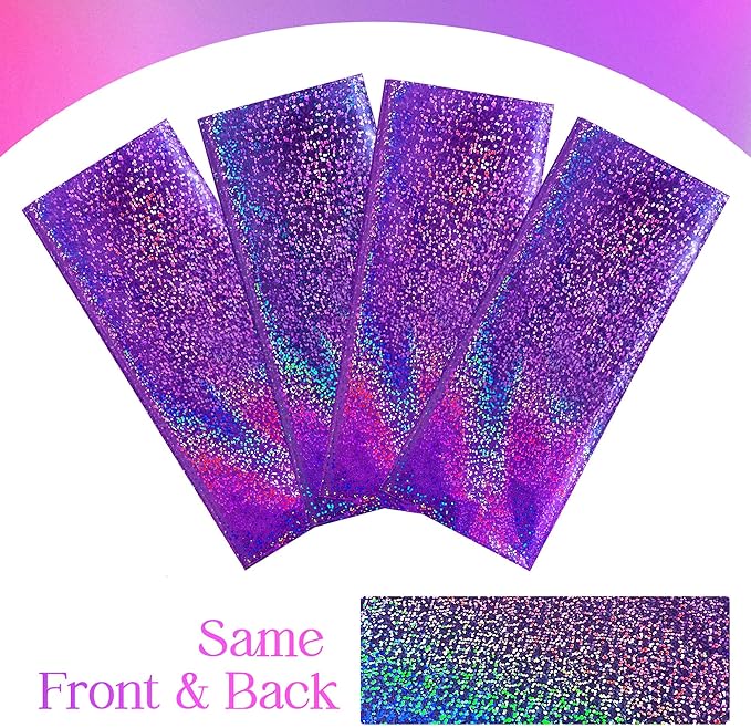 Sparkling Holographic Laser Tablecloth - Shimmering, Waterproof, Easy to Clean - Ideal for Bachelorette, Birthday, Wedding, and Anniversary Party Decorations (Pink & Light Blue & Purple, 3)