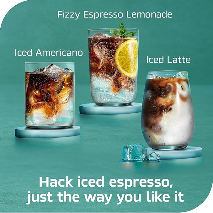NESCAFÉ Espresso Concentrate Black, Instant Espresso Coffee Concentrate, Cold Brew Style, Iced Coffee Style Drinks,  2 Bottles (10 Fl Oz Each)