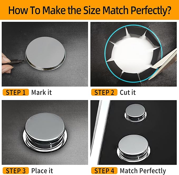 Reusable Stove Burner Top Cover for LG Gas Range, Model LGLDG4315 LRG4115 LRG4113 LDG4313, Non-Stick Washable Stove Top Cover Mat Protector, Gap Filler for Range Side Guard