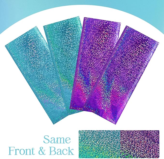 Purple & Blue & Fuchsia Red Holographic Tablecloth 40" x 108" Party Decoration Valentine's Day Birthday Party Table Decor Iridescence Plastic Table Cloth for Halloween Bachelorette Supplies