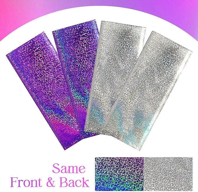 Purple & Silver Holographic Laser Tablecloth 40" x 108" Iridescence Shiny Birthday Party Table Cloth Plastic Table Cover For Halloween Event Wedding Anniversary Bridal 16th 18th 21th Party Supplies