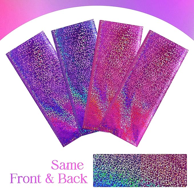 Pink&Purple&Blue&Fuchsia Red Holographic Tablecloth 40" x 108" Party Decoration Valentine's Day Birthday Party Table Decor Iridescence Plastic Table Cloth for Halloween Bachelorette Supplies