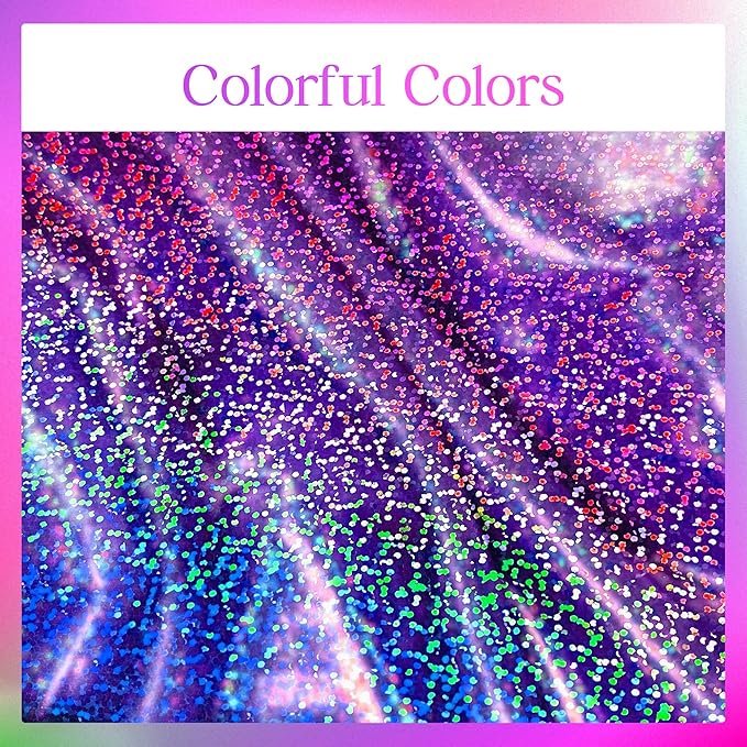 Pink & Purple & Black Holographic Tablecloth 40" x 108" Hot Pink Party Decoration Valentine's Day Birthday Party Table Decor Iridescence Plastic Table Cloth for Halloween Baby Shower Party Supplies