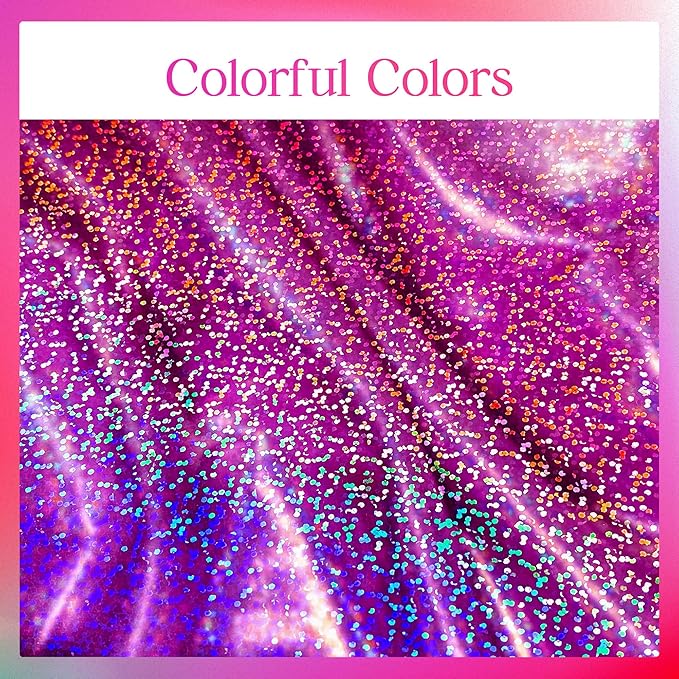 Purple & Blue & Fuchsia Red Holographic Tablecloth 40" x 108" Party Decoration Valentine's Day Birthday Party Table Decor Iridescence Plastic Table Cloth for Halloween Bachelorette Supplies